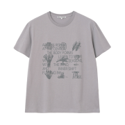 Millo Archive Regular Symbol T-Shirt Vintage Purple