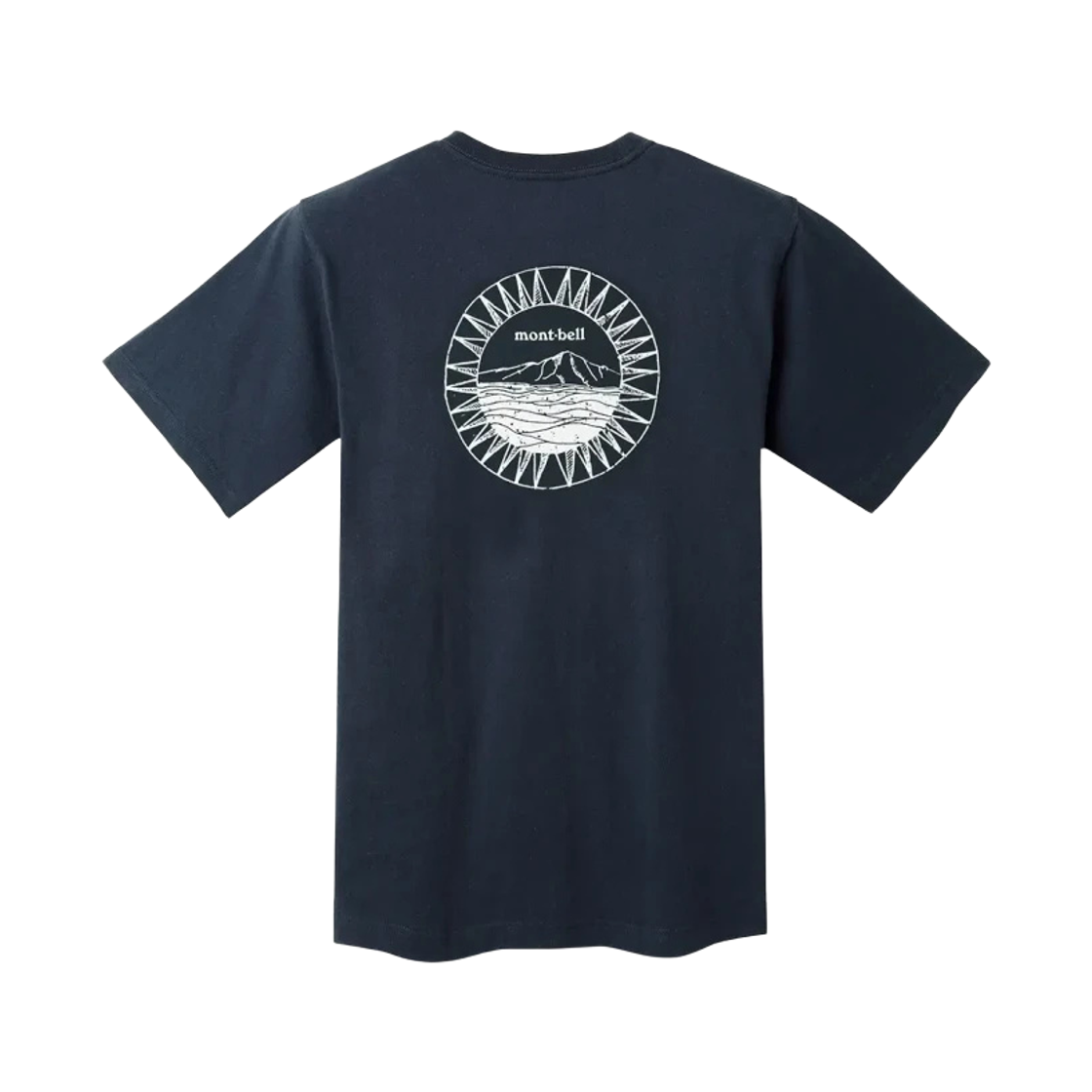 몽벨 페어 스킨 코튼 아일랜드 마운틴 티셔츠 네이비(Montbell Pear Skin Cotton Island Mountain T-Shirt Navy) - 2