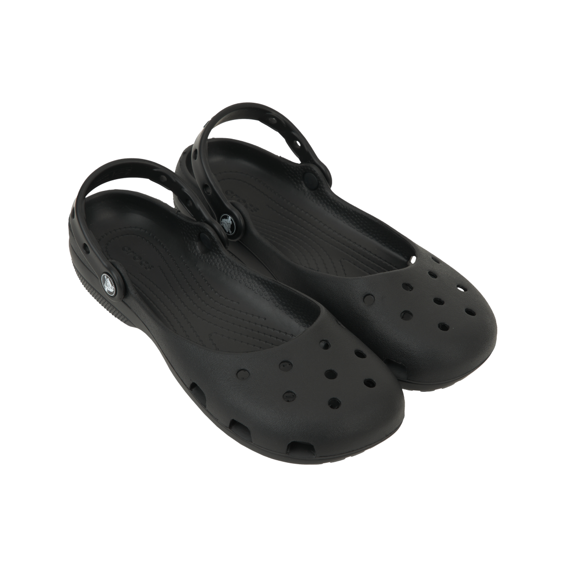 (W) 크록스 클래식 발레 블랙((W) Crocs Classic Ballet Black) - 4