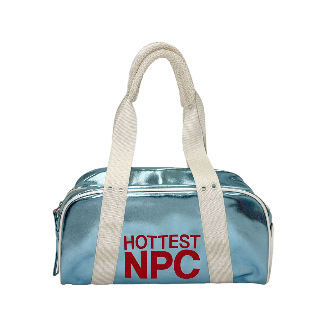 스컬프터 NPC 메탈릭 백 아쿠아 블루(Sculptor NPC Metallic Bag Aqua Blue)