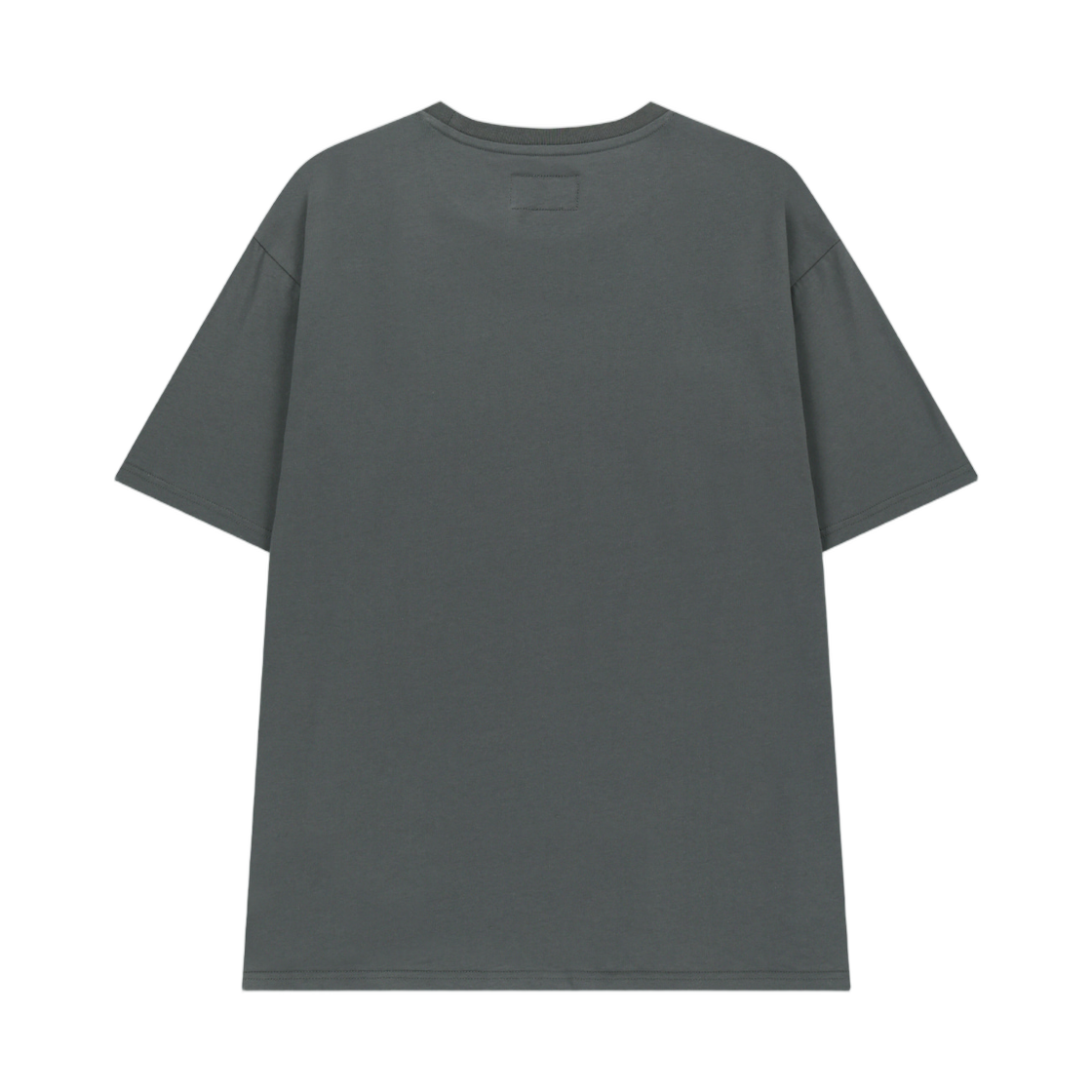 마뗑킴 아플리케 펠트 로고 탑 차콜(Matin Kim Applique Felt Logo Top In Charcoal) - 2