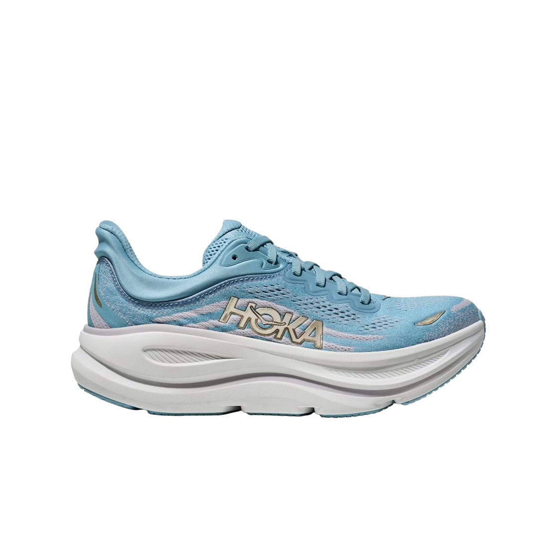 1162012-RRPS (W) Hoka Bondi 9 Raindrop Ash Grey