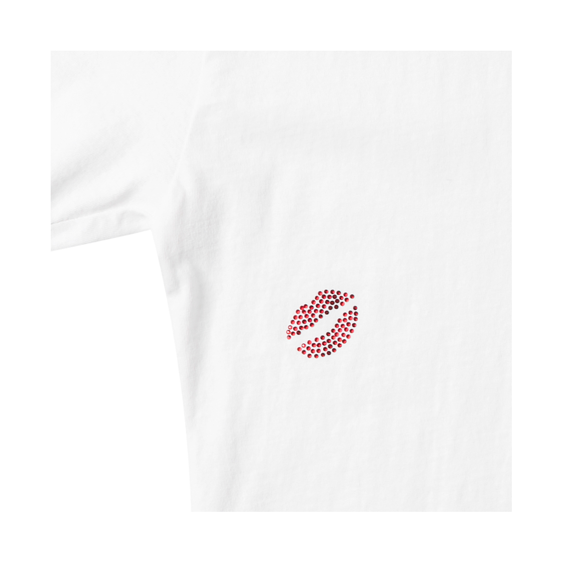 [KREAM 단독] 아모우 키스 마크 가먼트 티셔츠 화이트([KREAM 단독] AMOU Kiss Mark Garment T-Shirts White) - 3