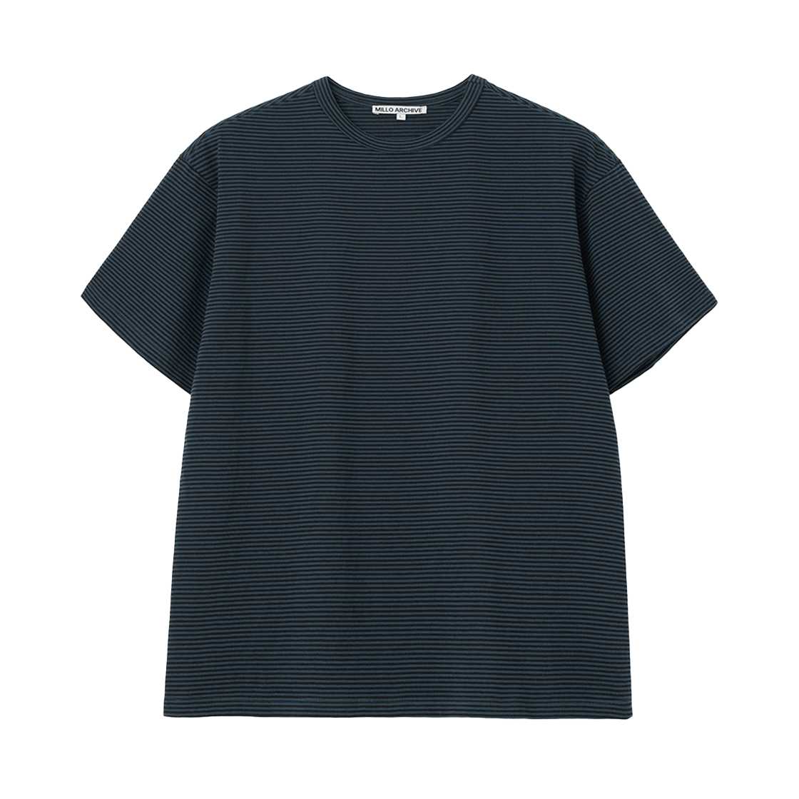 밀로 아카이브 모즈 스트라이프 티셔츠 블루 블랙