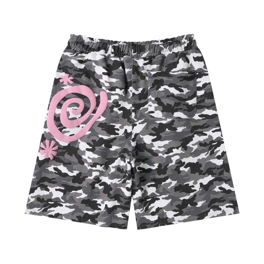 [KREAM 단독] 아모우 몰리 카모 원 턱 버뮤다 팬츠 화이트([KREAM 단독] AMOU Molly Camo One Tuck Sweat Bermudapants White) - 2