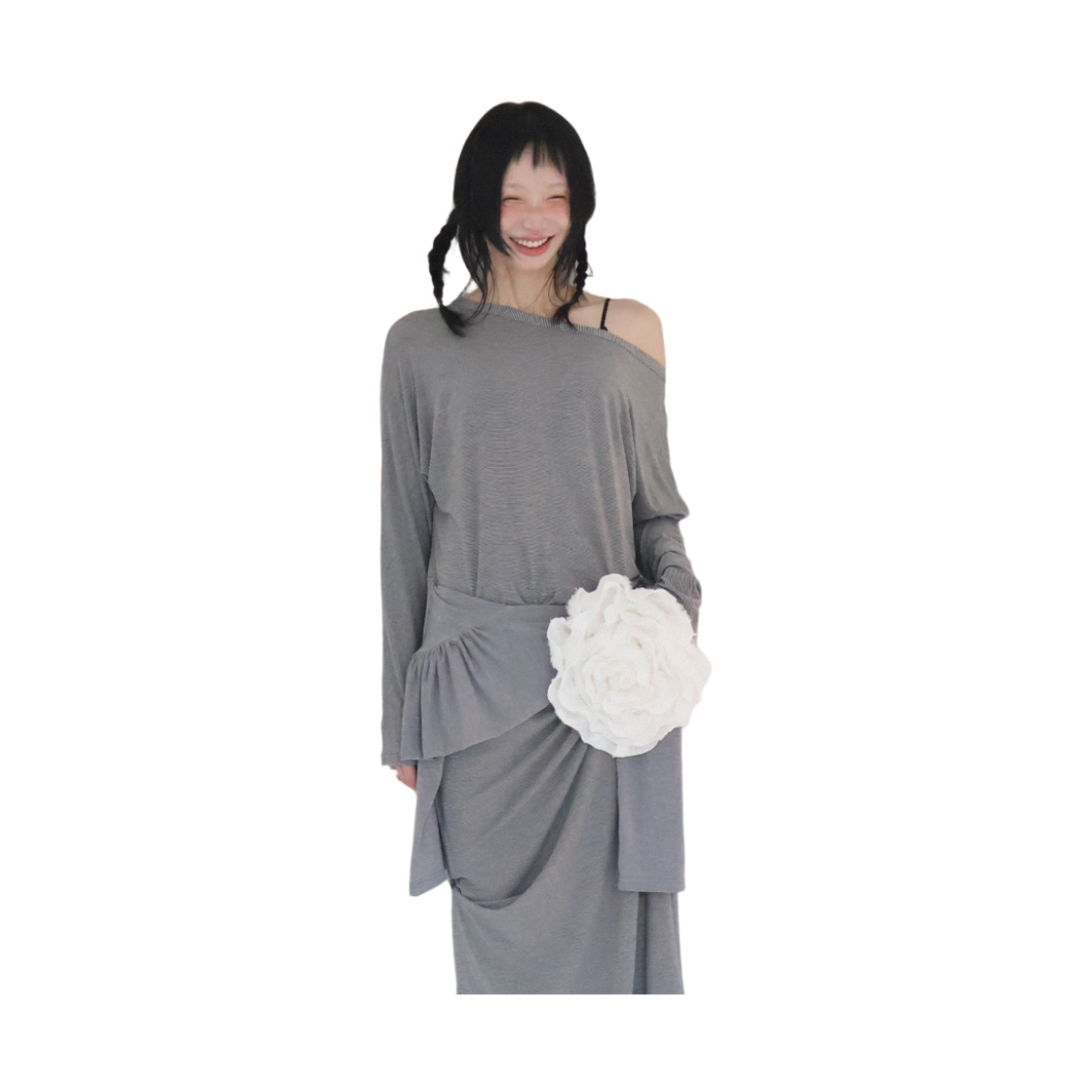 키코지 져지 맥시 드레스(kikozy Jersey Maxi Dress) - 3