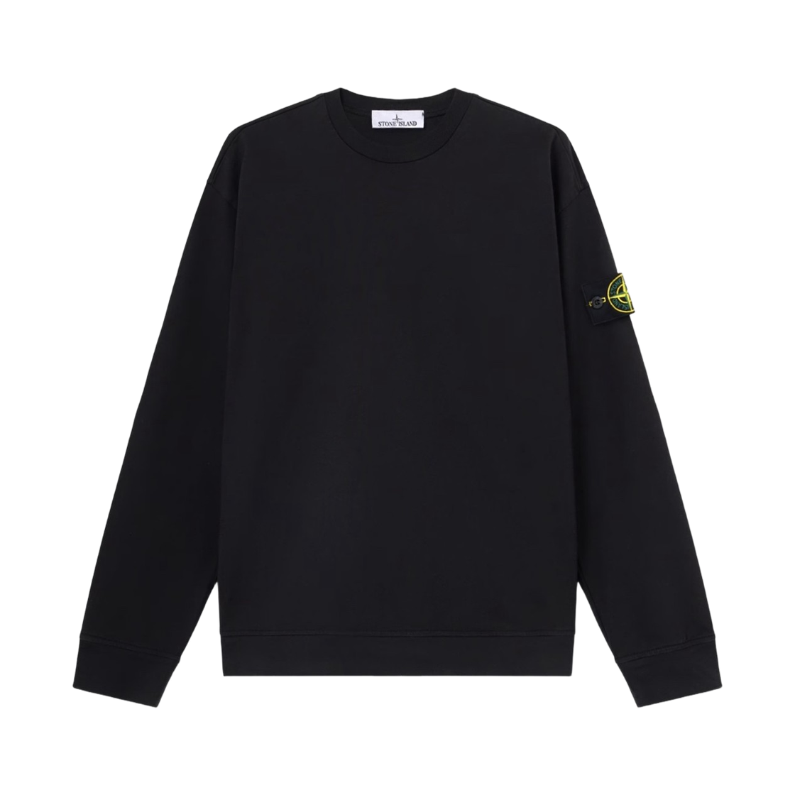 L1S1561000-57S0B50-V0029 Stone Island 6100057 Heavy Organic Cotton Jersey Black - 26SS
