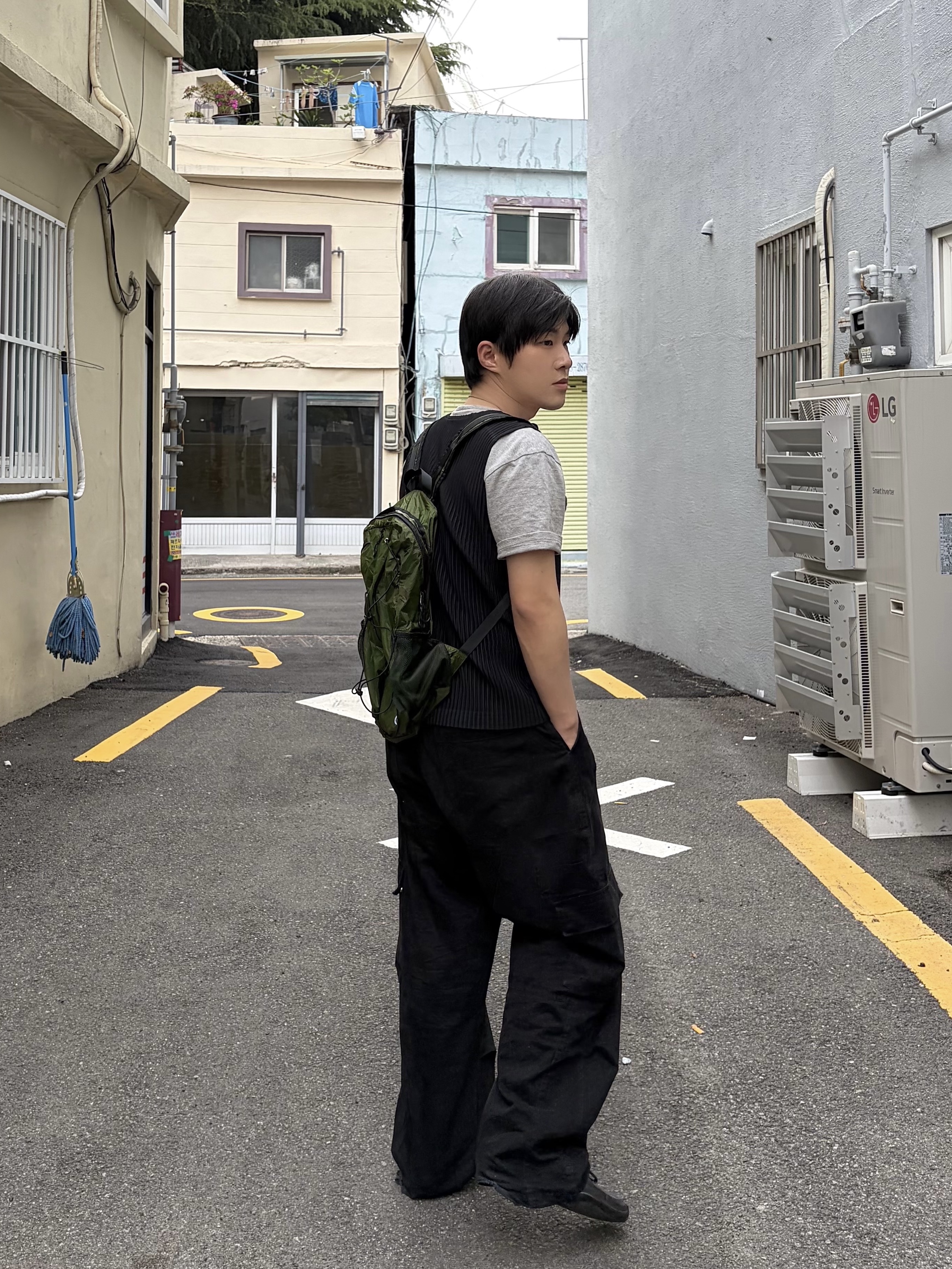 Heisan Packable Daypack Cordura - Avocado, noun Washed Cargo Pants Black 착용 스타일 - 1