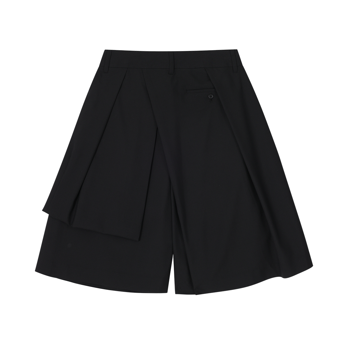 송지오 컬렉션 어시메트릭 스커트 쇼츠 블랙(SONGZIO COLLECTION Asymmetric Skirt Shorts Black) - 2