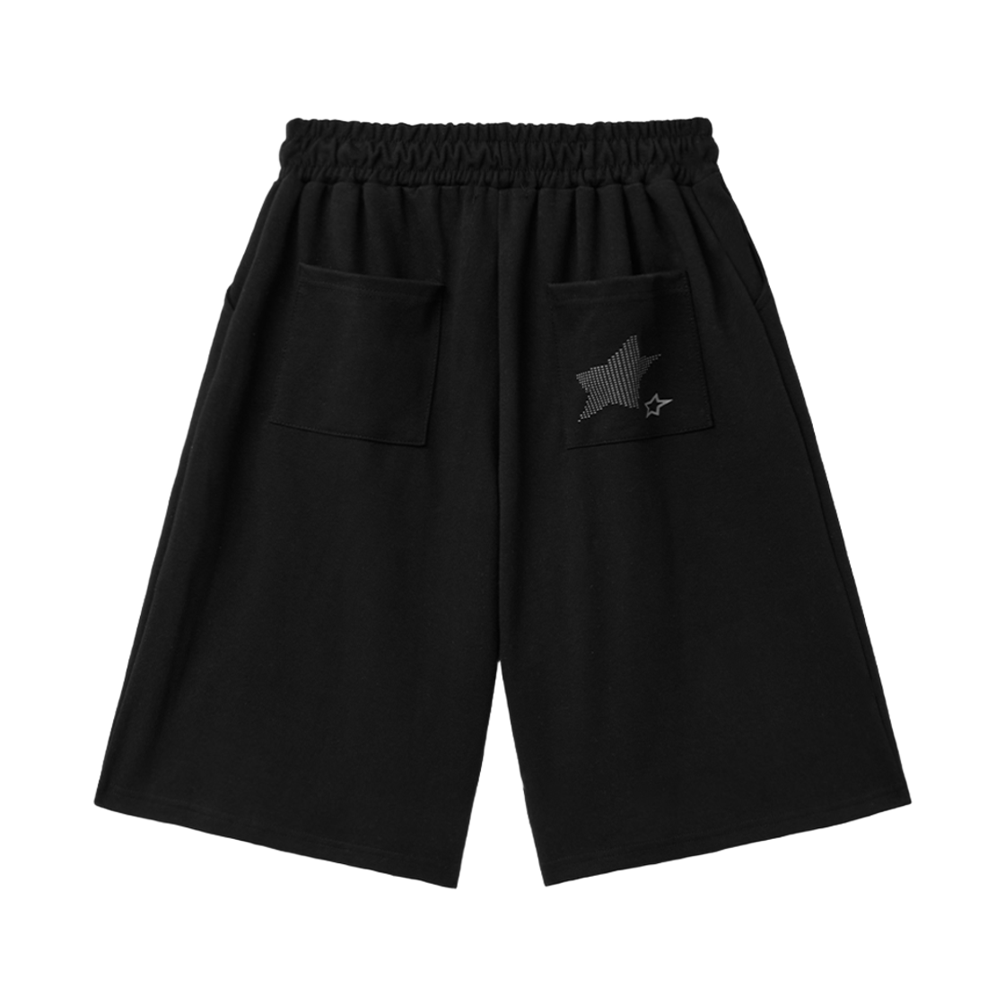 슬릭글로우 스타 버뮤다 스웨트 팬츠 블랙(SLEEKGLOW Star Bermuda Sweat Pants Black) - 2