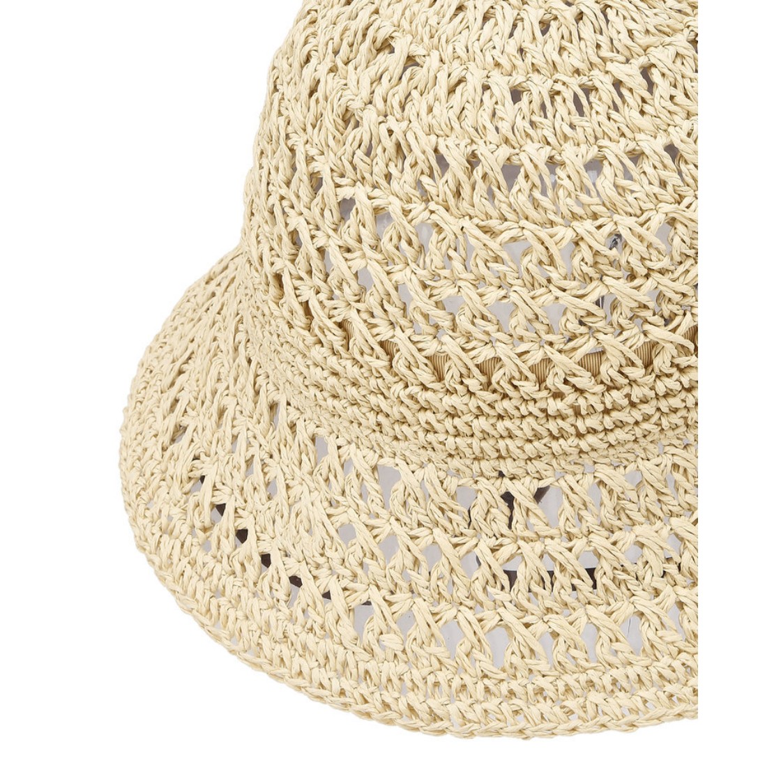아떼 바네사브루노 액세사리 라피아 더블에이 버킷햇 AAHE6E745I2 베이지(Athe Vanessabruno Acc Raffia Double A Bucket Hat Normal Beige) - 3