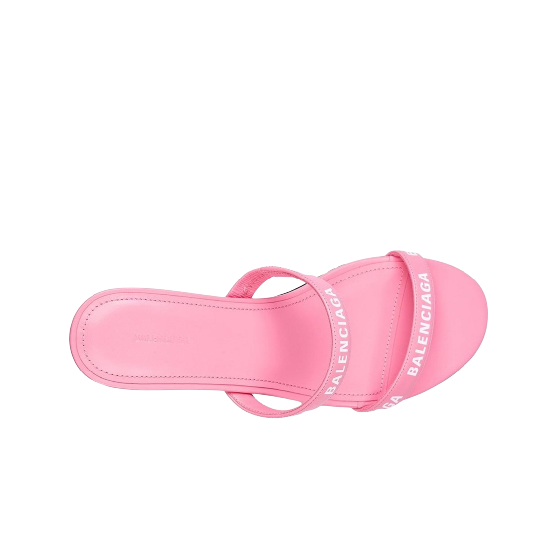 (W) 발렌시아가 라운드 로고 스트랩 샌들 스윗 핑크 화이트((W) Balenciaga Round Logo Strap Sandal Sweet Pink White) - 2