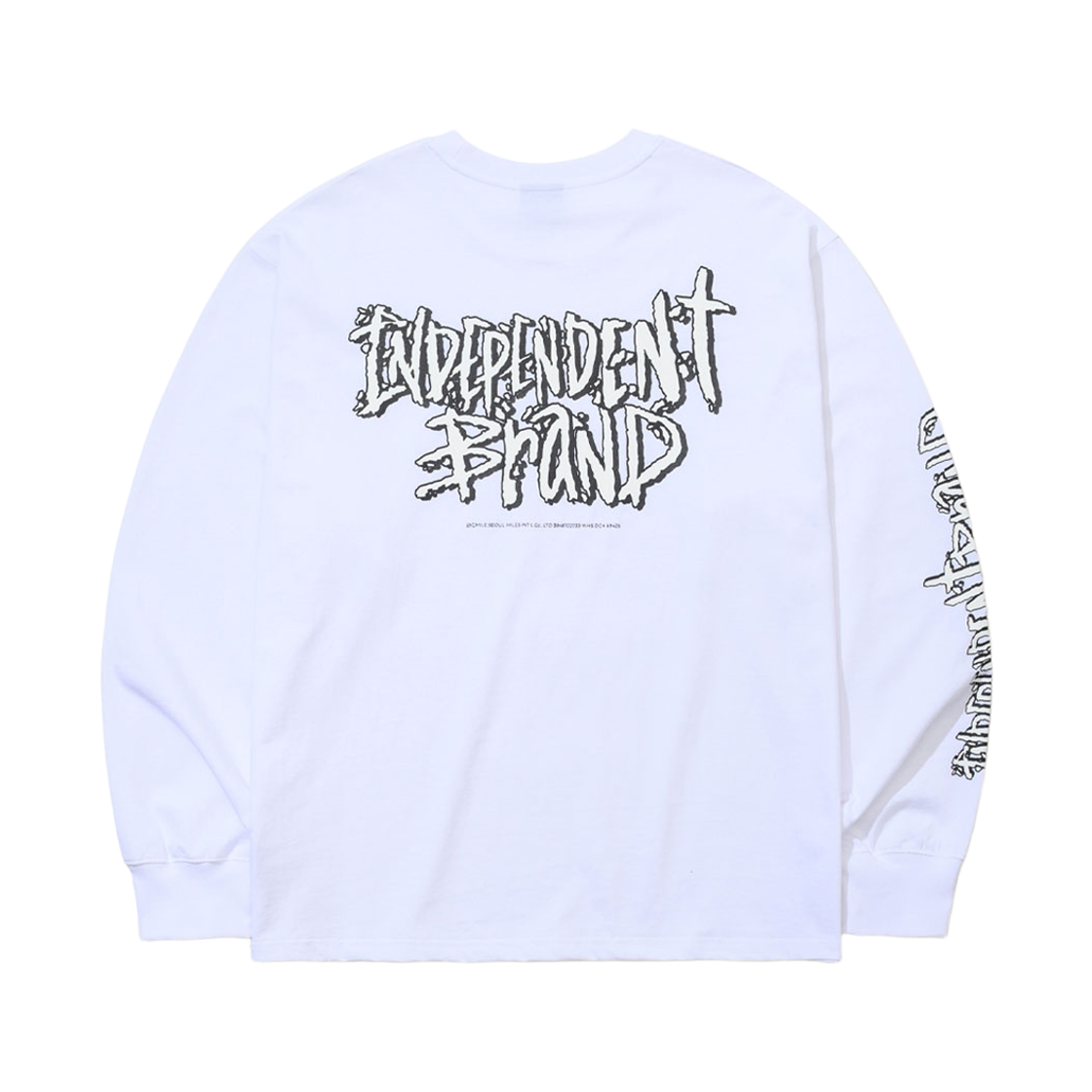 큐마일 701 프린트 롱슬리브 티셔츠 화이트(qmile® 701 Print Long Sleeve White) - 2
