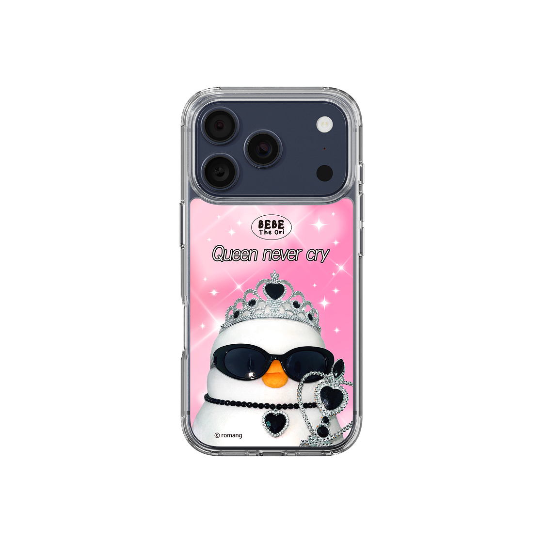 에스엘비에스 베베더오리 퀸 클리어 마그넷 케이스 for iPhone17 Series(SLBS BEBE DE ORI Queen Clear Magnet Case for iPhone 17 Series) - 3