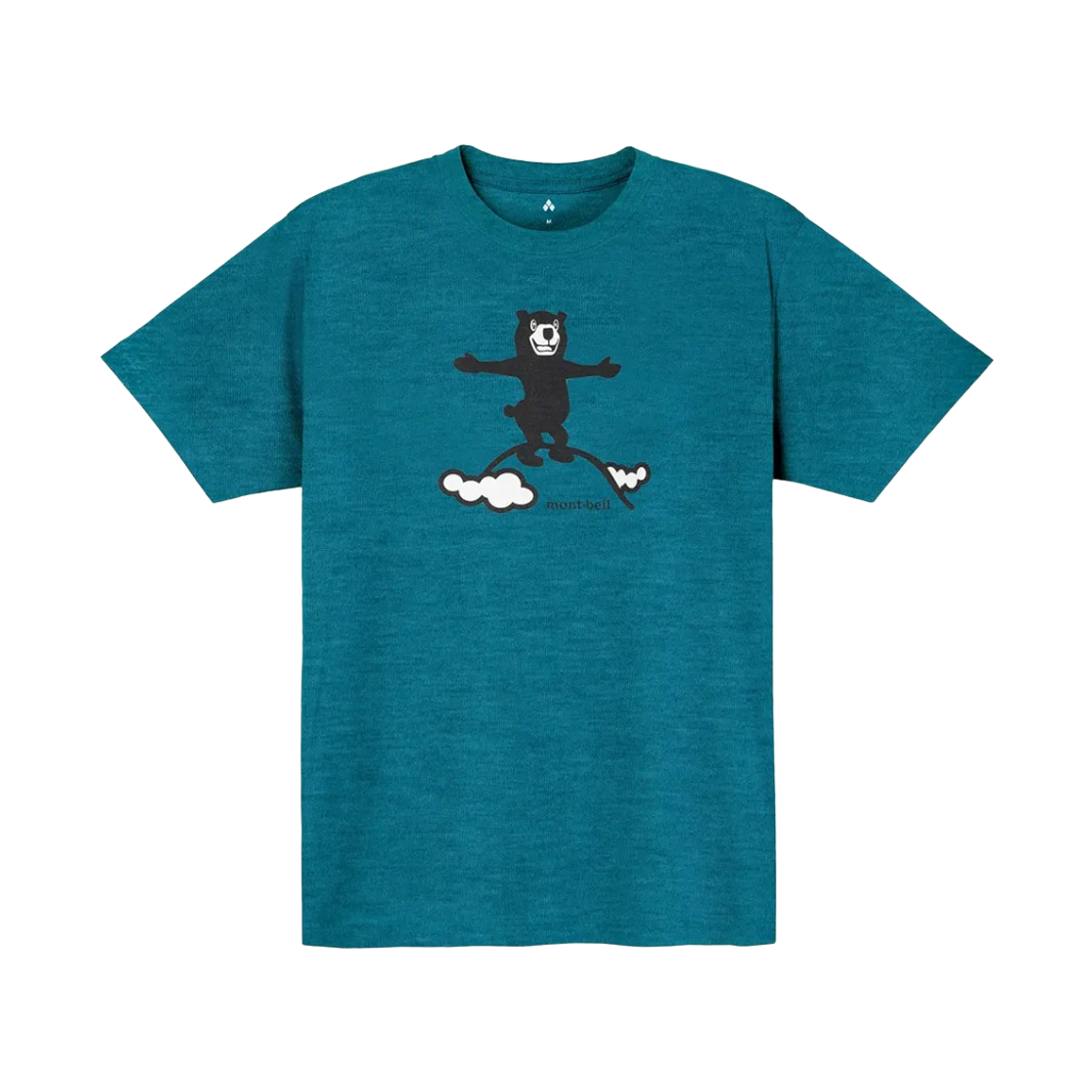 1114723 Montbell Wickron Summit T-Shirt Blue Green