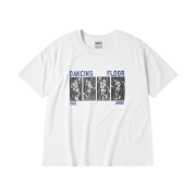 AMOU Dancing Skull Half T-Shirts White