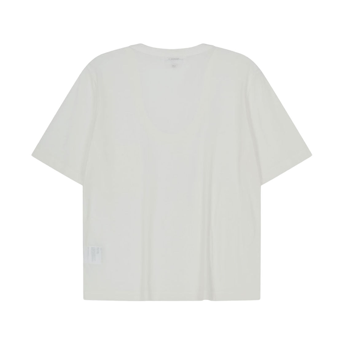 비자비 하프 슬리브드 유넥 티셔츠 화이트(VIS A VIS Half Sleeved U Neck Tee Shirt White) - 2