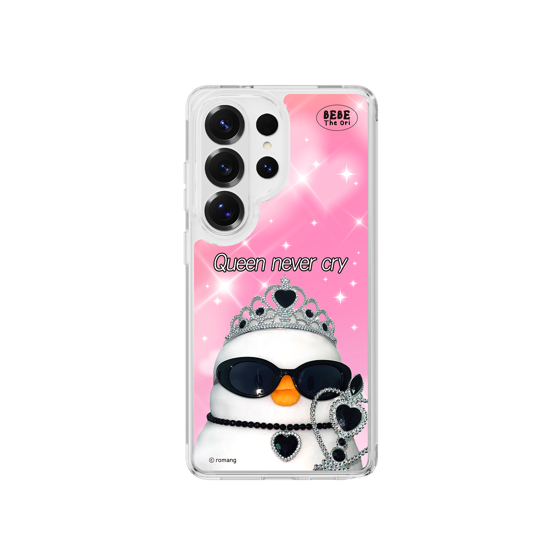 에스엘비에스 베베더오리 퀸 클리어 마그넷 케이스 for Galaxy S26 Series(SLBS BEBE DE ORI Queen Clear Magnet Case for Galaxy S26 Series) - 1