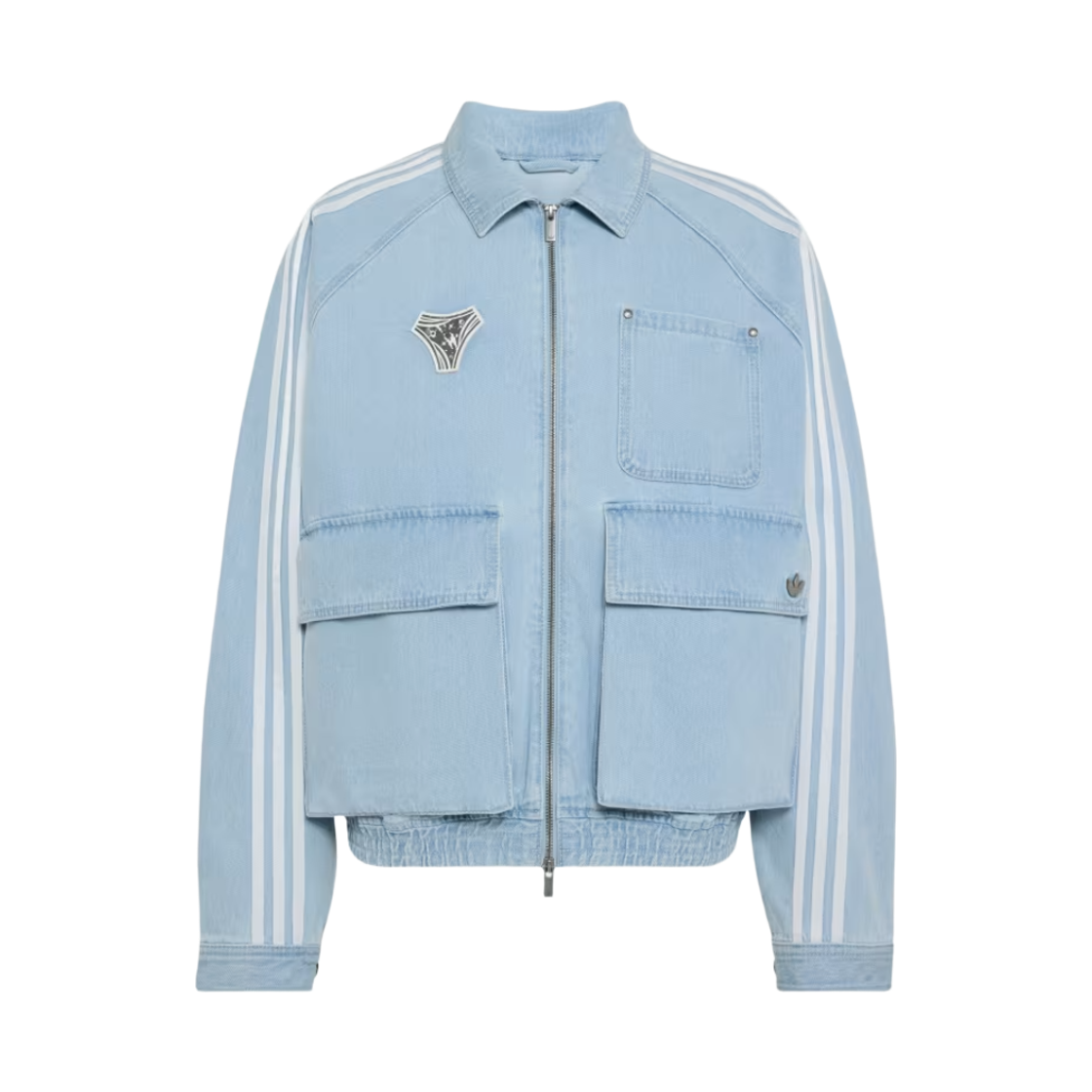 KX4824 Adidas Adilenium 5.0 Denim Jacket Light Blue - KR Sizing