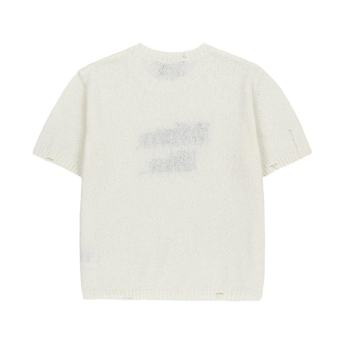 (W) 마뗑킴 하프 슬리브 로고 풀오버 화이트((W) Matin Kim Half Sleeve Logo Pullover In White) - 2
