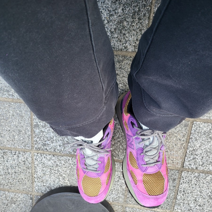 New Balance x Action Bronson 992 Made in USA Purple 착용 스타일