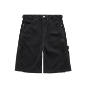 Polyteru 1/2 Hammer Denim Pants Washed Black