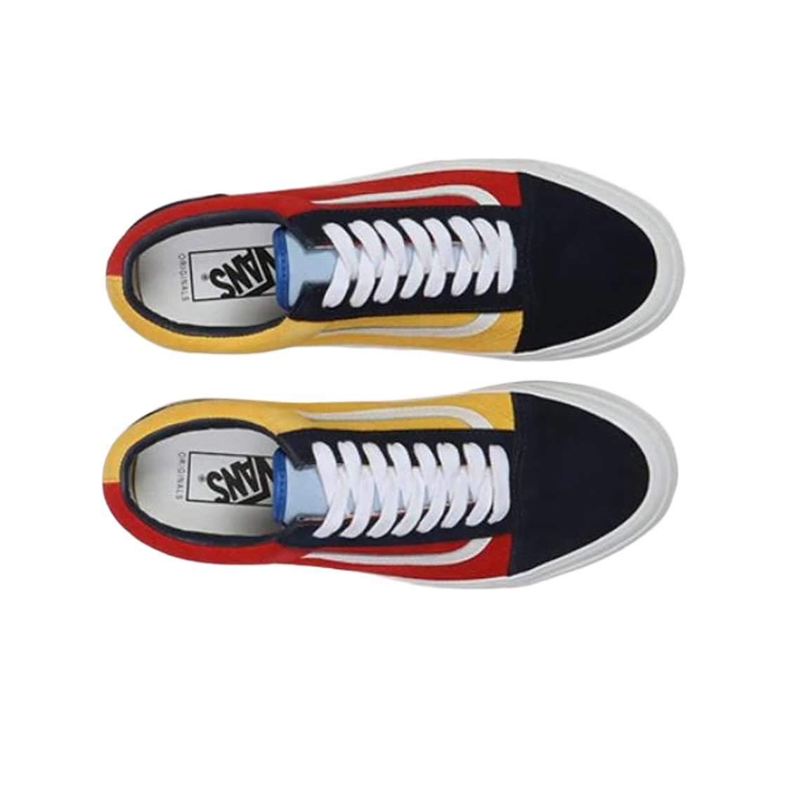 반스 OG 올드스쿨 LX 오프 더 월 네이비 레드(Vans OG Old Skool LX Off The Wall Navy Red) - 2