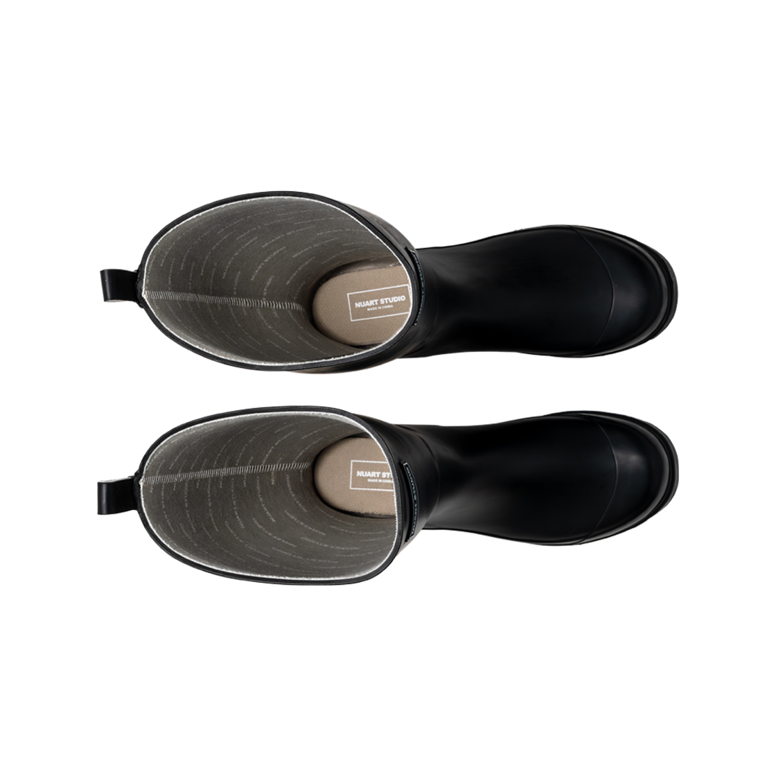 누아트스튜디오 클래식 롱 레인부츠 블랙(NUARTSTUDIO Classic Long Rain Boots Black) - 5