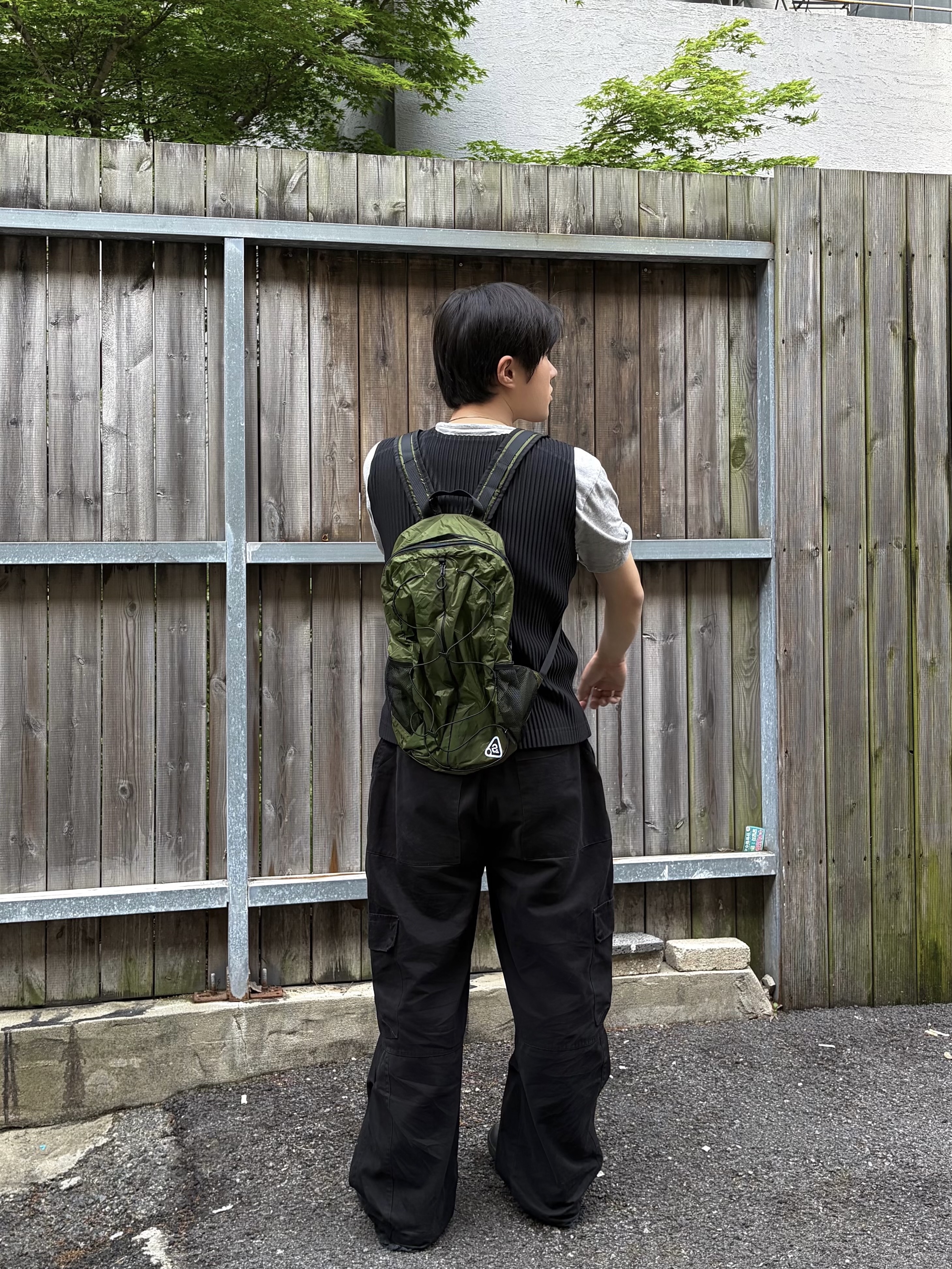 Heisan Packable Daypack Cordura - Avocado, noun Washed Cargo Pants Black 착용 스타일 - 2