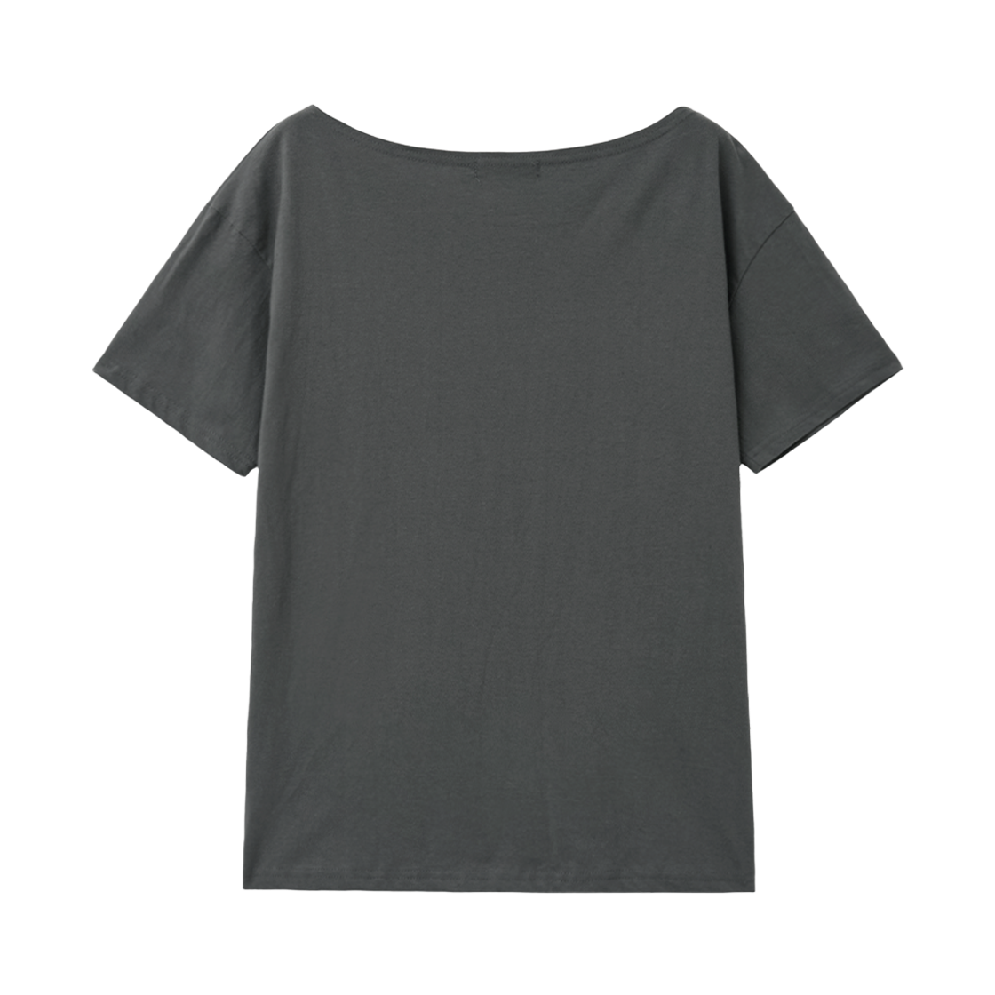 슬릭글로우 홀스 원숄더 티셔츠 차콜(SLEEKGLOW Horse One-Shoulder T-Shirt Charcoal) - 2