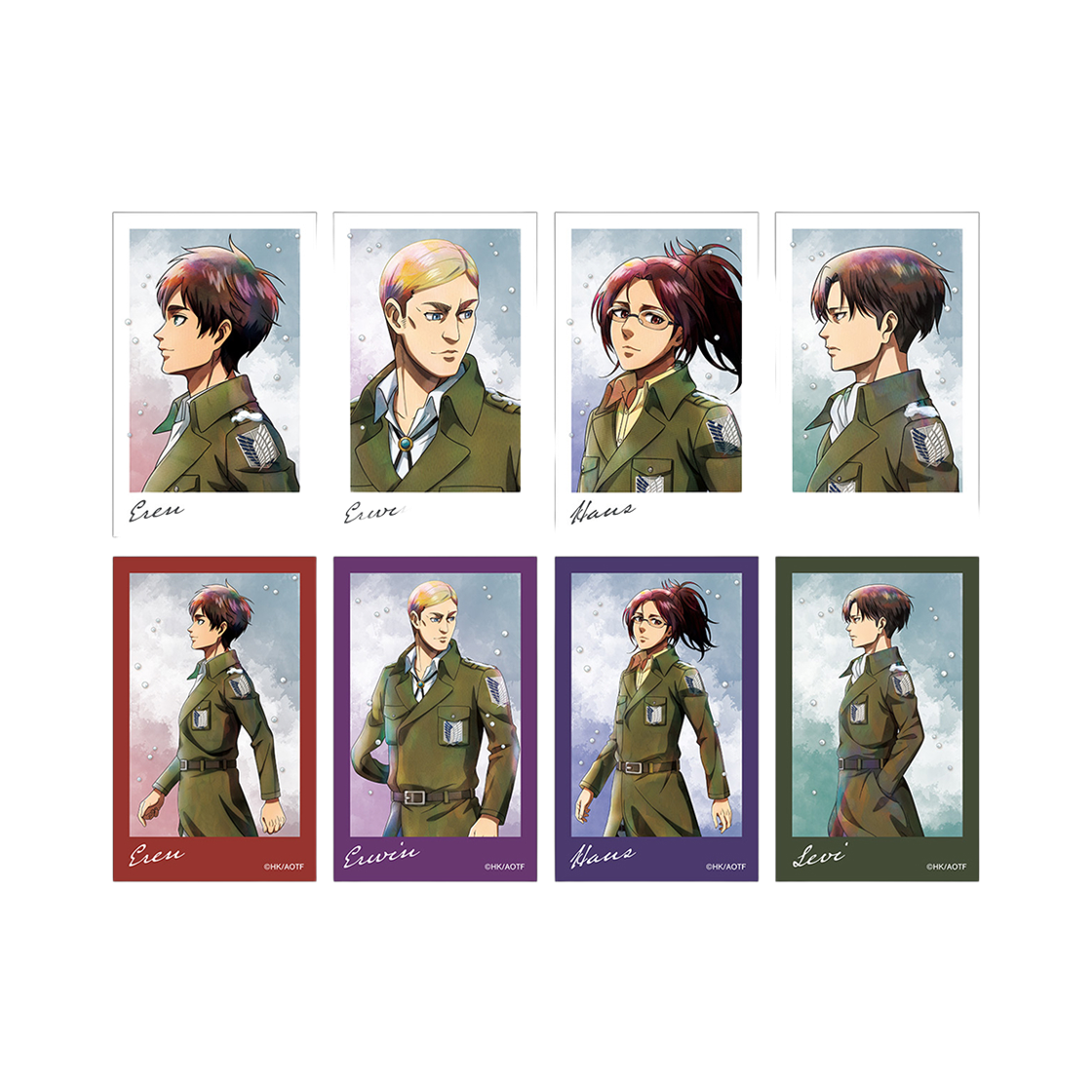 [예약배송] 애니모어 진격의 거인 겨울의 걸음 트레이딩 일러스트 카드