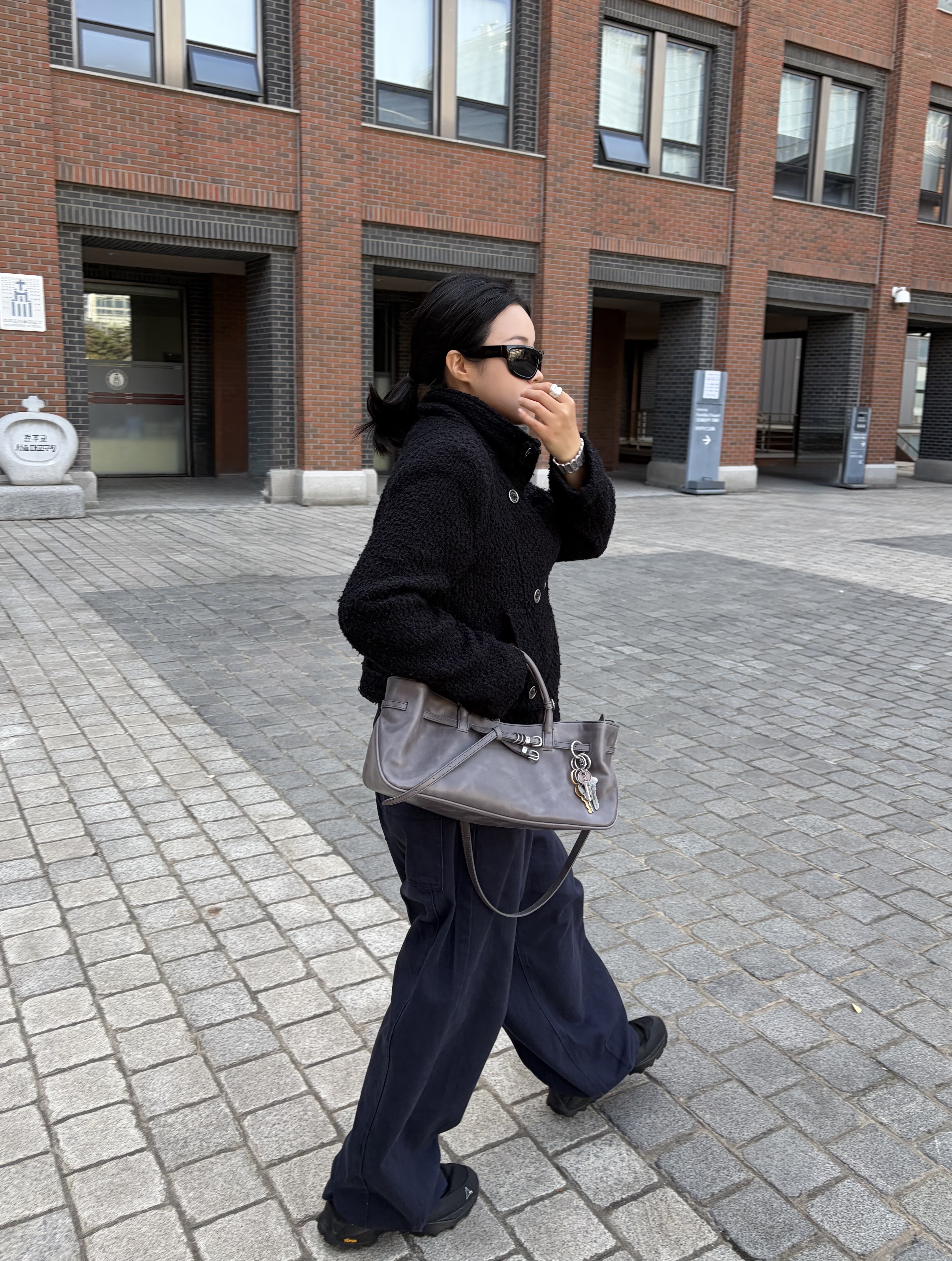 Roa Hiking Neal Black 착용 스타일