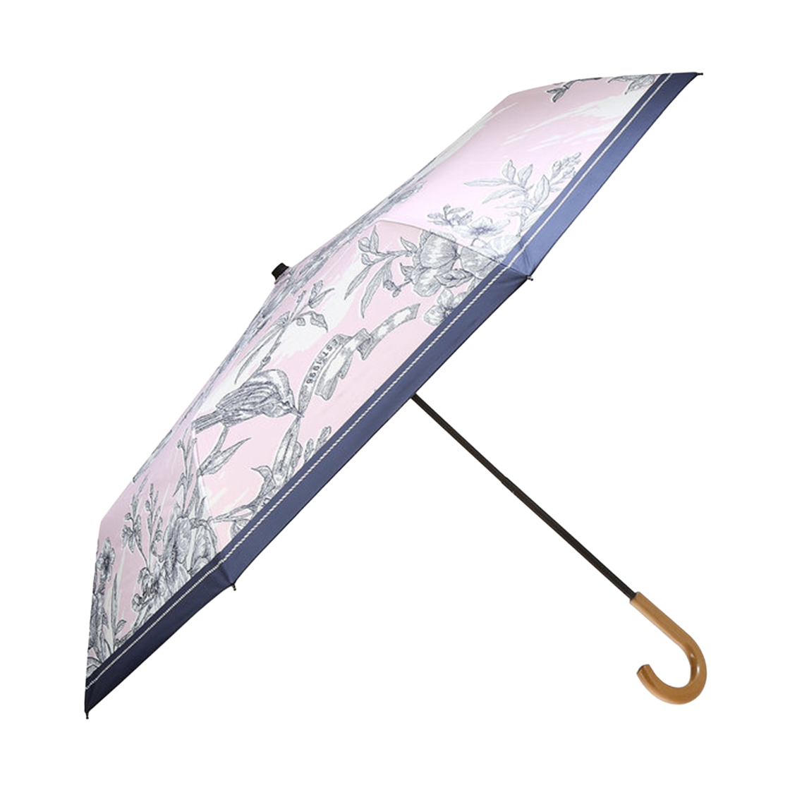 AAUM6E810P2 Athe Vanessabruno Acc Toile De Jouy Pink Toile De Jouy 3-Fold Uv Protection Umbrella  Normal Pink