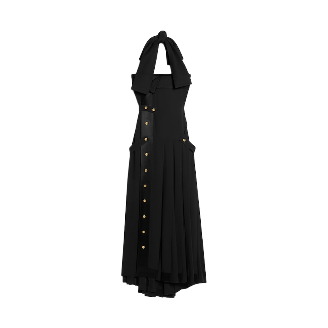 RR0KK865C-38NO (W) Celine Dress in Viscose Black
