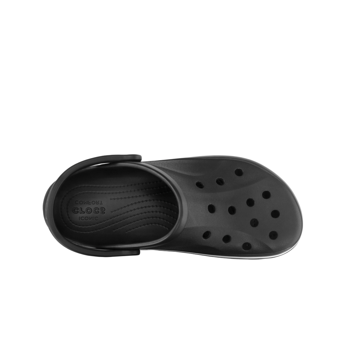크록스 바야밴드 클로그 블랙 26SUCL205089(Crocs BAYABAND CLOG BKW 26SUCL205089) - 4