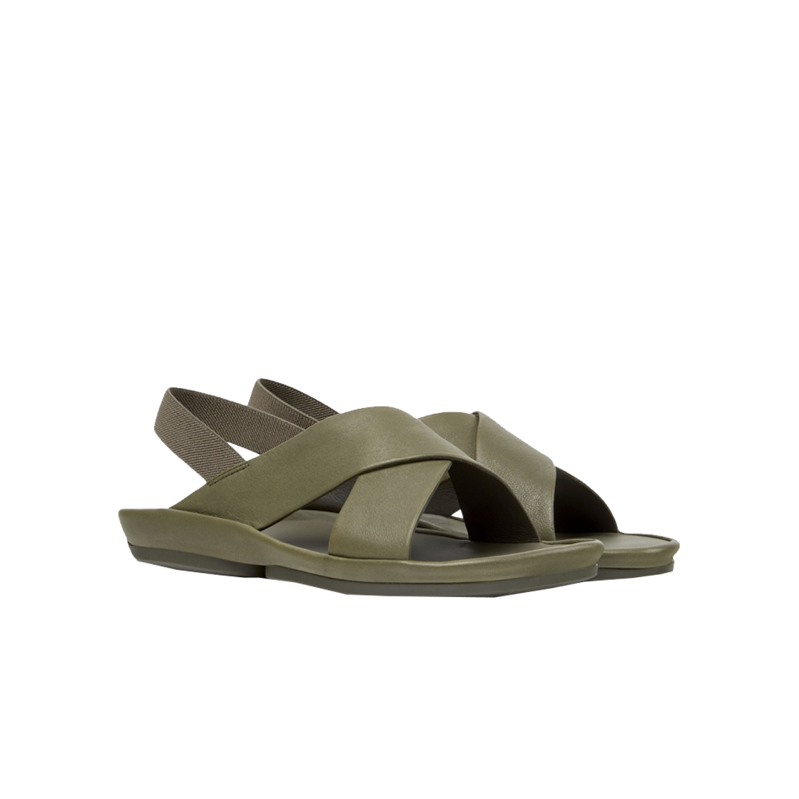 캠퍼 여성 라이트 이슬라 샌들 카키(Camper Women Right Isla Sandal Khaki) - 2