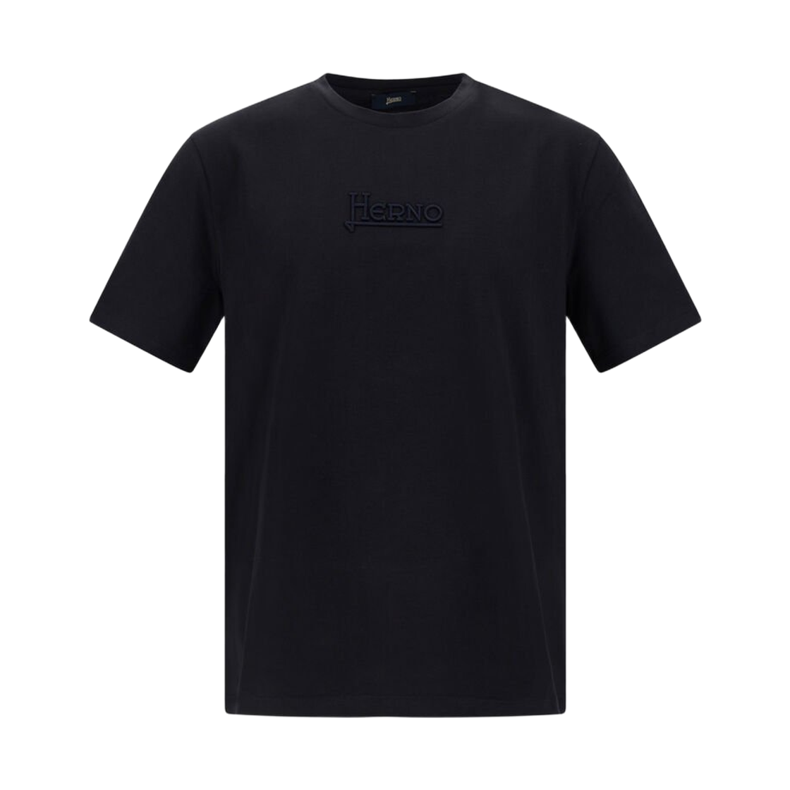 에르노 컴팩트 저지 티셔츠 네이비 블루(Herno Compact Jersey T-Shirt Navy Blue) - 1