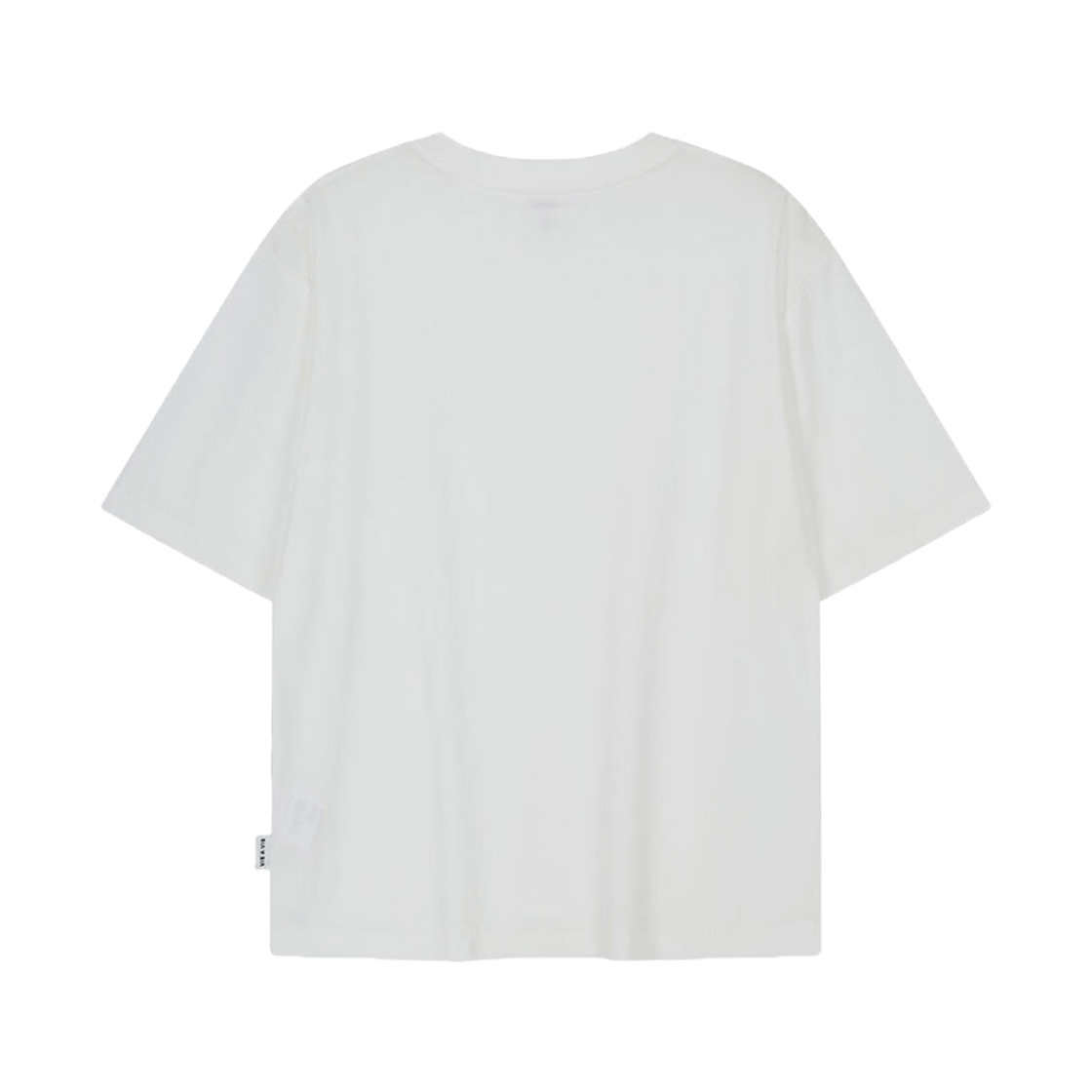 비자비 하프 슬리브드 티셔츠 인 코튼 더블 저지 거즈 화이트(VIS A VIS Half Sleeved Tee Shirt In Cotton Double Jersey Gause White) - 2