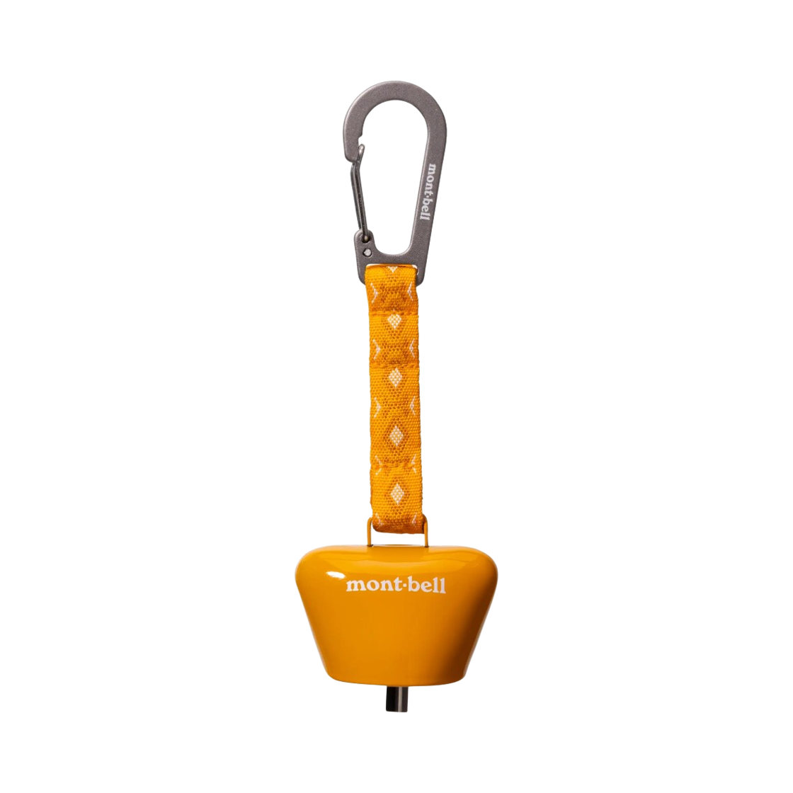 몽벨 사일렌서 스퀘어 트레킹 벨 오렌지(Montbell Square Trekking Bell with Silencer Orange)
