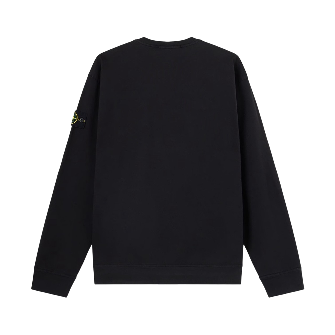 Stone Island 6100057 헤비 오가닉 코튼 저지 블랙 - 26SS(Stone Island 6100057 Heavy Organic Cotton Jersey Black - 26SS) - 2