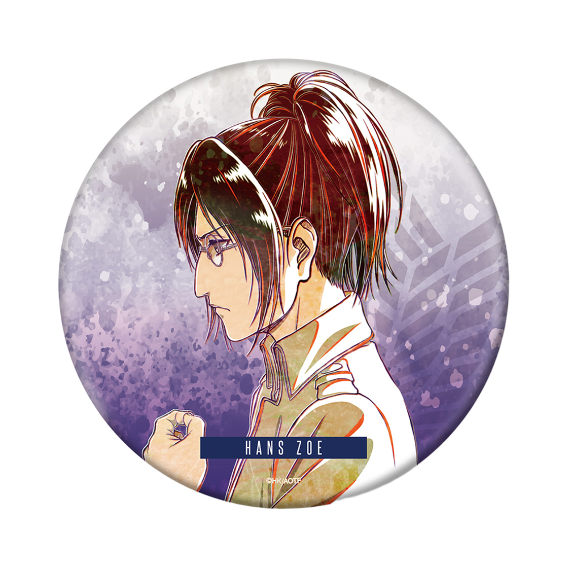 애니모어 진격의 거인 한지 애니 아트 제1탄 BIG 캔 뱃지(Animore Attack on Titan Hange Ani Art First Series Big Can Badge)