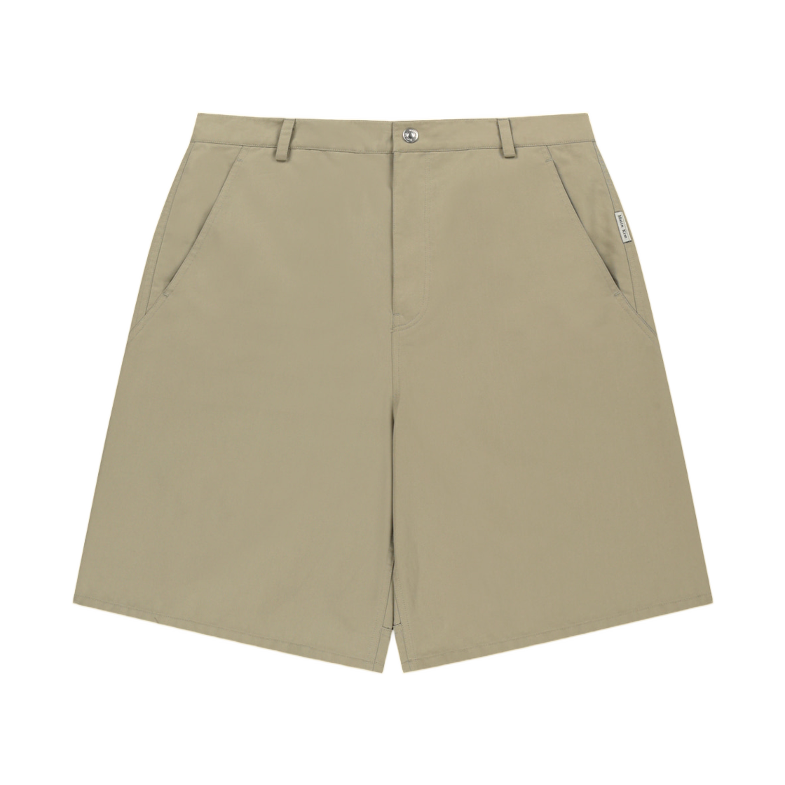 마뗑킴 커브드 심 버뮤다 팬츠 베이지(Matin Kim Curved Seam Bermuda Pants In Beige)