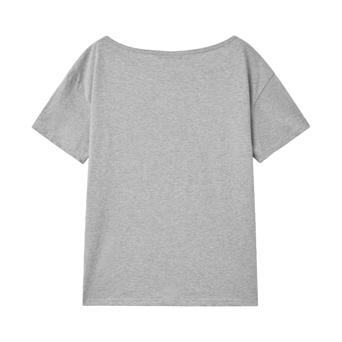 슬릭글로우 홀스 원숄더 티셔츠 그레이(SLEEKGLOW Horse One-Shoulder T-Shirt Gray) - 2