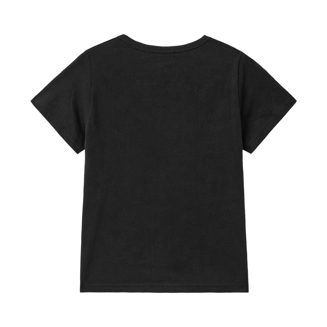 슬릭글로우 언락 세미 크롭 티셔츠 블랙(SLEEKGLOW Unlock Semi Crop T-Shirt Black) - 2