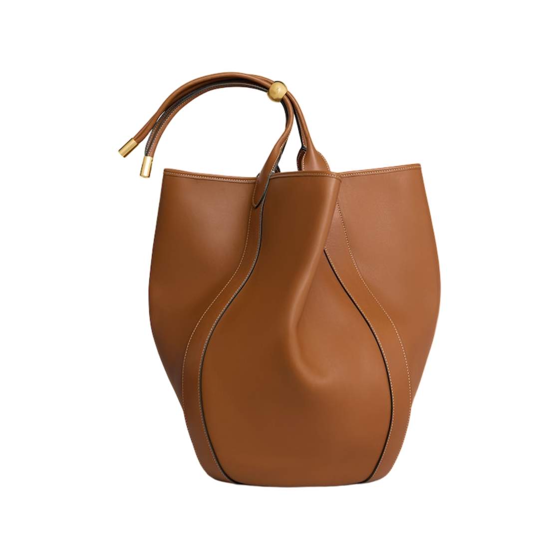 셀린느 라지 드롭 버킷백 서플 스무스 카프스킨 골든 탄(Celine Large Drop Bucket Bag in Supple Smooth Calfskin Golden Tan) - 3