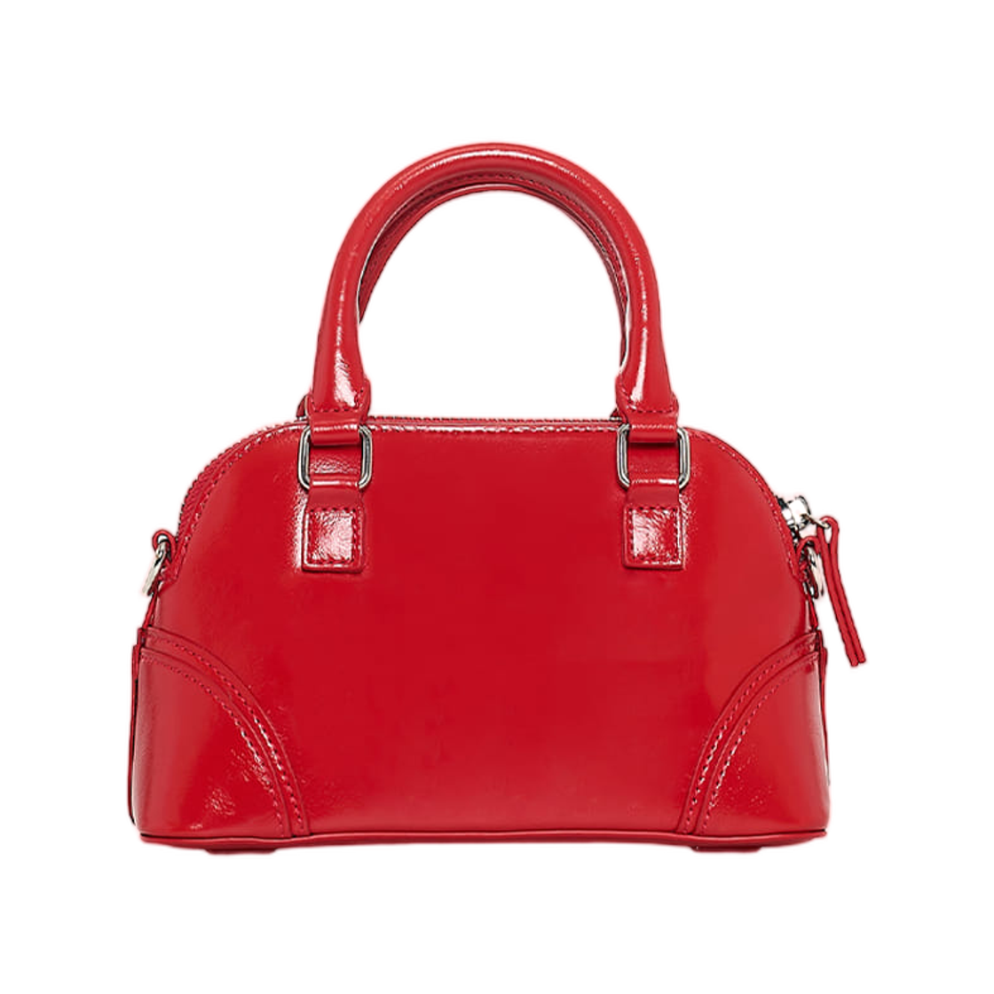 마뗑킴 커브 집 미니 백 레드(Matin Kim Curve Zip Mini Bag In Red) - 3