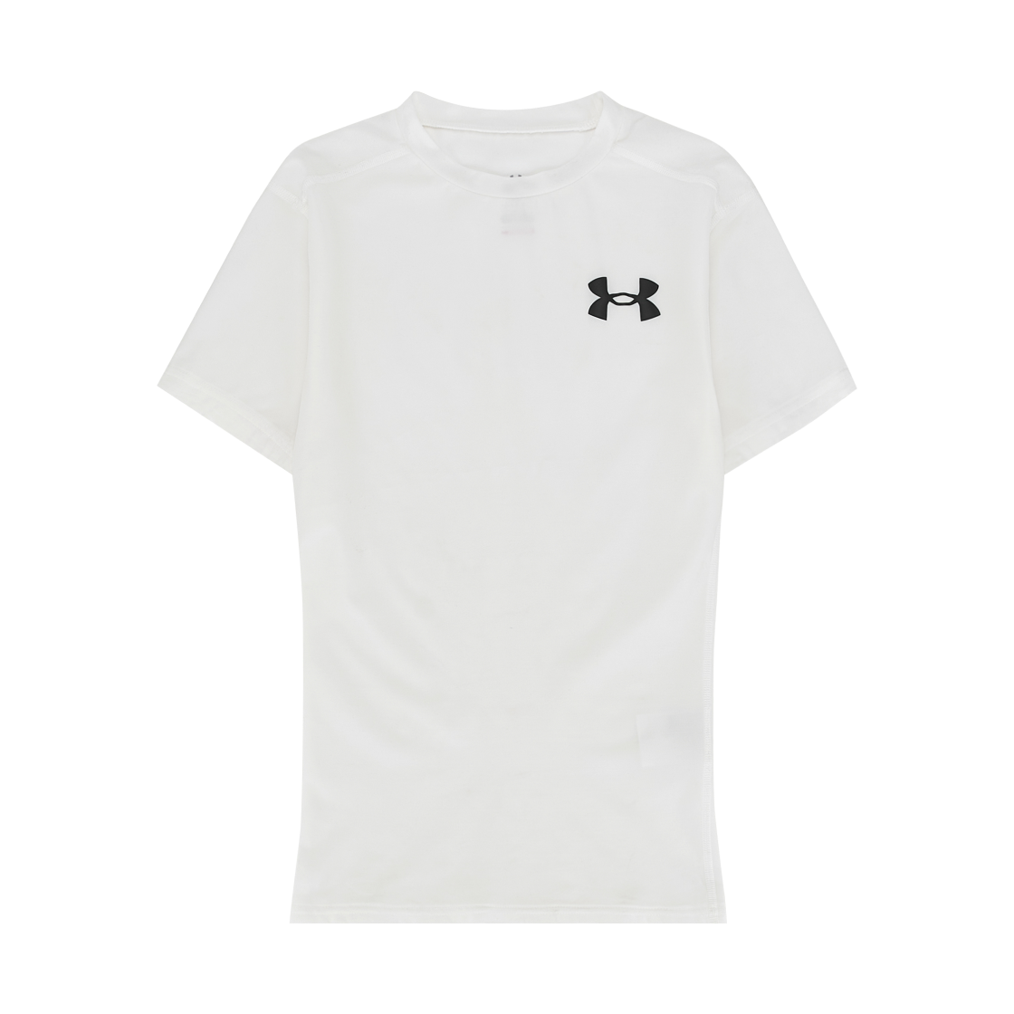 1387560-100 Under Armour HeatGear OG Compression T-Shirt White Black