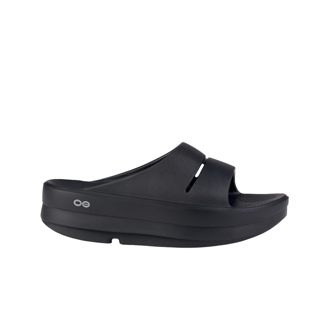 [5% 적립] 우포스 Oomega 블랙 남여공용 슬라이드([5% 적립] OOFOS Oomega Black Unisex Slides)