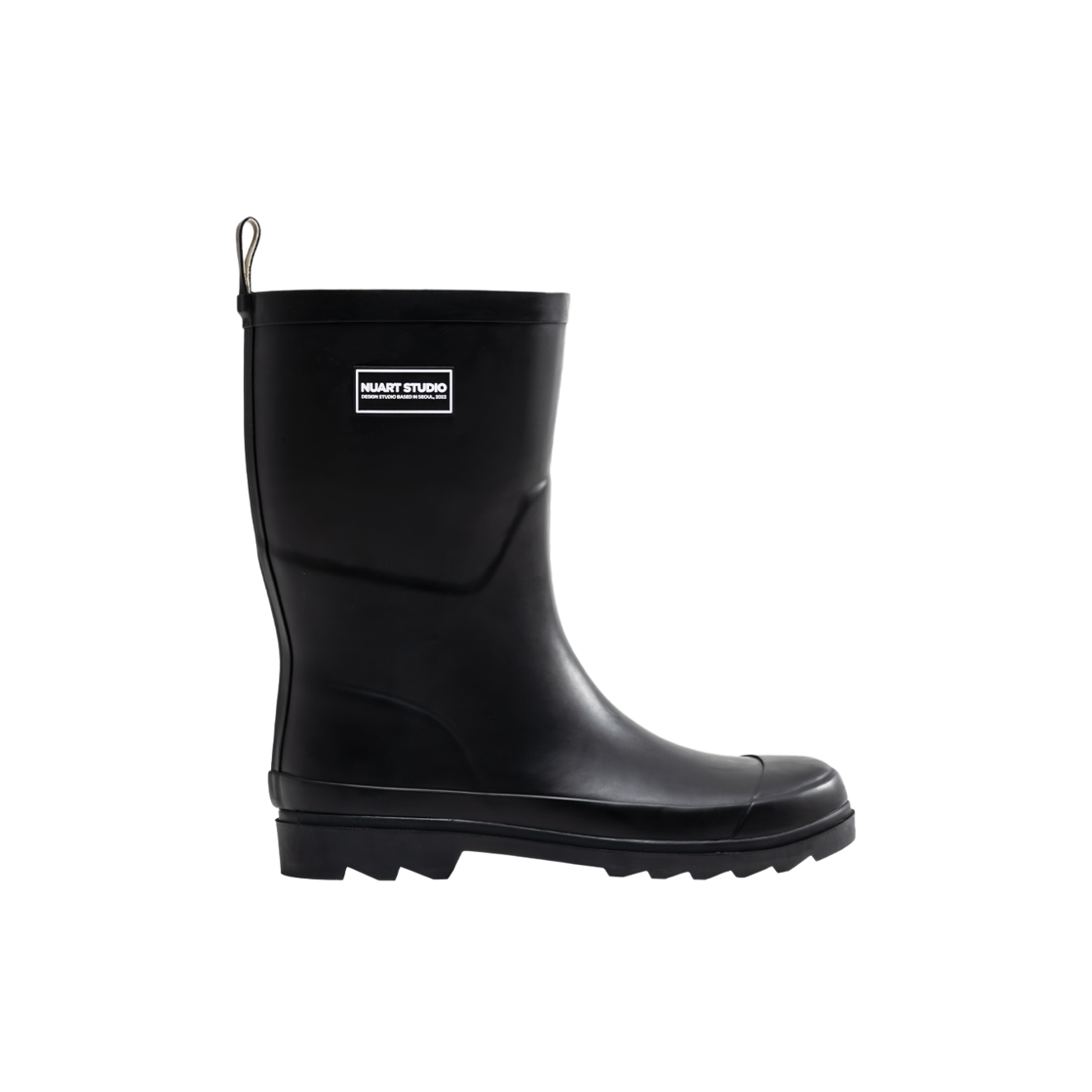 누아트스튜디오 클래식 미드 레인부츠 블랙(NUARTSTUDIO Classic Mid Rain Boots Black)