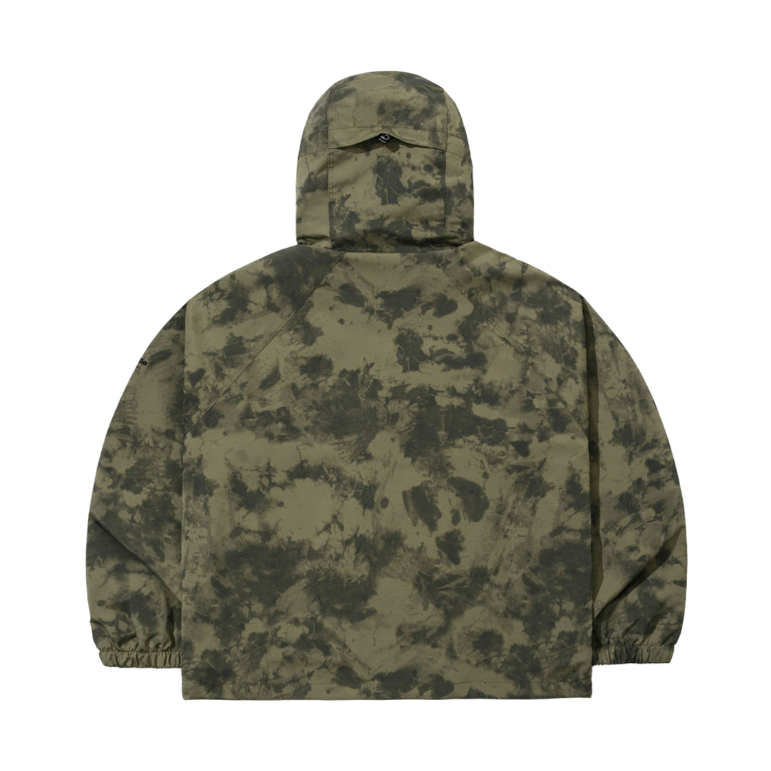 큐마일 321 후디드 라그랑 집업 자켓 워터컬러 카키(qmile® 321 Hooded Raglan Zip Jacket Watercolor Khaki) - 2